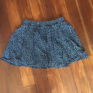 Brandy Melville Flower Mini Skirt